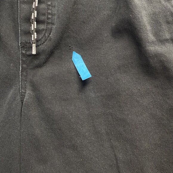 HYPE Stretch Jogger Drawstring Elastic Waist Shorts Men Medium Black W/Pockets - Picture 3 of 16